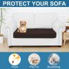 imageSmiry Printed Couch Cushion Covers Stretch Soft Couch Covers for Sofa Washable NonSlip Sofa Slipcover Furniture Protector for Indoor and Outdoor 1 Pack GreenChocolate