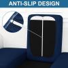 imageSmiry Printed Couch Cushion Covers Stretch Soft Couch Covers for Sofa Washable NonSlip Sofa Slipcover Furniture Protector for Indoor and Outdoor 1 Pack GreenNavy
