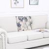 imageSmiry Printed Couch Cushion Covers Stretch Soft Couch Covers for Sofa Washable NonSlip Sofa Slipcover Furniture Protector for Indoor and Outdoor 1 Pack GreenBeige
