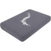 imageSmiry Waterproof Couch Cushion Covers Stretch Jacquard Sectional Sofa Slipcover L Shape Washable Thick Chaise Lounge Cover Elastic Furniture Protector Chaise Cover GreyMiddle Grey