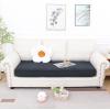 imageSmiry Waterproof Couch Cushion Covers Stretch Jacquard Sectional Sofa Slipcover L Shape Washable Thick Chaise Lounge Cover Elastic Furniture Protector Chaise Cover GreyGrey