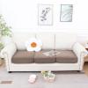 imageSmiry Waterproof Couch Cushion Covers Stretch Jacquard Sectional Sofa Slipcover L Shape Washable Thick Chaise Lounge Cover Elastic Furniture Protector Chaise Cover GreyCamel