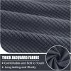 imageSmiry Waterproof Couch Cushion Covers Stretch Jacquard Sectional Sofa Slipcover L Shape Washable Thick Chaise Lounge Cover Elastic Furniture Protector Chaise Cover GreyGrey