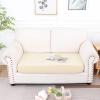 imageSmiry Waterproof Couch Cushion Covers Stretch Jacquard Sectional Sofa Slipcover L Shape Washable Thick Chaise Lounge Cover Elastic Furniture Protector Chaise Cover GreyBeige