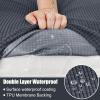 imageSmiry Waterproof Couch Cushion Covers Stretch Jacquard Sectional Sofa Slipcover L Shape Washable Thick Chaise Lounge Cover Elastic Furniture Protector Chaise Cover GreyGrey