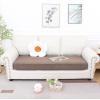 imageSmiry Waterproof Couch Cushion Covers Stretch Jacquard Sectional Sofa Slipcover L Shape Washable Thick Chaise Lounge Cover Elastic Furniture Protector Chaise Cover GreyCamel
