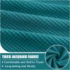 imageSmiry Waterproof Couch Cushion Covers Stretch Jacquard Sectional Sofa Slipcover L Shape Washable Thick Chaise Lounge Cover Elastic Furniture Protector Chaise Cover GreyPeacock Green