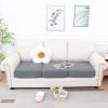 imageSmiry Waterproof Couch Cushion Covers Stretch Jacquard Sectional Sofa Slipcover L Shape Washable Thick Chaise Lounge Cover Elastic Furniture Protector Chaise Cover GreyLight Grey