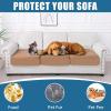 imageSmiry Waterproof Couch Cushion Covers Stretch Washable Sofa Cushion Cover Soft Sofa Slipcover Elastic NonSlip Furniture Protector for Pets Kid 1 Pack CamelCamel
