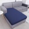 imageSmiry Waterproof Couch Cushion Covers Stretch Washable Sofa Cushion Cover Soft Sofa Slipcover Elastic NonSlip Furniture Protector for Pets Kid 1 Pack CamelNavy