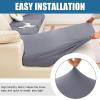 imageSmiry Waterproof Couch Cushion Covers Stretch Washable Sofa Cushion Cover Soft Sofa Slipcover Elastic NonSlip Furniture Protector for Pets Kid 1 Pack CamelGrey
