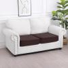 imageSmiry Waterproof Couch Cushion Covers Stretch Washable Sofa Cushion Cover Soft Sofa Slipcover Elastic NonSlip Furniture Protector for Pets Kid 1 Pack CamelChocolate