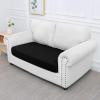 imageSmiry Waterproof Couch Cushion Covers Stretch Washable Sofa Cushion Cover Soft Sofa Slipcover Elastic NonSlip Furniture Protector for Pets Kid 1 Pack CamelBlack