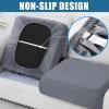 imageSmiry Waterproof Couch Cushion Covers Stretch Washable Sofa Cushion Cover Soft Sofa Slipcover Elastic NonSlip Furniture Protector for Pets Kid 1 Pack CamelGrey
