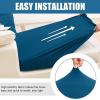 imageSmiry Waterproof Couch Cushion Covers Stretch Washable Sofa Cushion Cover Soft Sofa Slipcover Elastic NonSlip Furniture Protector for Pets Kid 1 Pack CamelDeep Teal