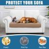 imageSmiry Waterproof Couch Cushion Covers Stretch Washable Sofa Cushion Cover Soft Sofa Slipcover Elastic NonSlip Furniture Protector for Pets Kid 1 Pack CamelCamel