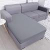 imageSmiry Waterproof Couch Cushion Covers Stretch Washable Sofa Cushion Cover Soft Sofa Slipcover Elastic NonSlip Furniture Protector for Pets Kid 1 Pack CamelGrey