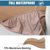 imageSmiry Waterproof Couch Cushion Covers Stretch Washable Sofa Cushion Cover Soft Sofa Slipcover Elastic NonSlip Furniture Protector for Pets Kid 1 Pack CamelCamel