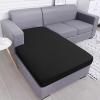 imageSmiry Waterproof Couch Cushion Covers Stretch Washable Sofa Cushion Cover Soft Sofa Slipcover Elastic NonSlip Furniture Protector for Pets Kid 1 Pack CamelBlack