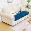 imageSmiry Waterproof Couch Cushion Covers Stretch Washable Sofa Cushion Cover Soft Sofa Slipcover Elastic NonSlip Furniture Protector for Pets Kid 1 Pack CamelDeep Teal