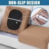 imageSmiry Waterproof Couch Cushion Covers Stretch Washable Sofa Cushion Cover Soft Sofa Slipcover Elastic NonSlip Furniture Protector for Pets Kid 1 Pack CamelCamel