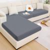 imageSmiry Waterproof Couch Cushion Covers Stretch Washable Sofa Cushion Cover Soft Sofa Slipcover Elastic NonSlip Furniture Protector for Pets Kid 1 Pack CamelDark Grey