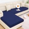 imageSmiry Waterproof Couch Cushion Covers Stretch Washable Sofa Cushion Cover Soft Sofa Slipcover Elastic NonSlip Furniture Protector for Pets Kid 1 Pack CamelNavy