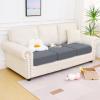 imageSmiry Waterproof Couch Cushion Covers Stretch Washable Sofa Cushion Cover Soft Sofa Slipcover Elastic NonSlip Furniture Protector for Pets Kid 1 Pack CamelDark Grey