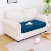 imageSmiry Waterproof Couch Cushion Covers Stretch Washable Sofa Cushion Cover Soft Sofa Slipcover Elastic NonSlip Furniture Protector for Pets Kid 1 Pack CamelDeep Teal