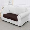 imageSmiry Waterproof Couch Cushion Covers Stretch Washable Sofa Cushion Cover Soft Sofa Slipcover Elastic NonSlip Furniture Protector for Pets Kid 1 Pack CamelChocolate