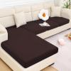 imageSmiry Waterproof Couch Cushion Covers Stretch Washable Sofa Cushion Cover Soft Sofa Slipcover Elastic NonSlip Furniture Protector for Pets Kid 1 Pack CamelChocolate