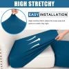 imageSmiry Waterproof Couch Cushion Covers Stretch Washable Sofa Cushion Cover Soft Sofa Slipcover Elastic NonSlip Furniture Protector for Pets Kid 1 Pack CamelDeep Teal
