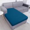 imageSmiry Waterproof Couch Cushion Covers Stretch Washable Sofa Cushion Cover Soft Sofa Slipcover Elastic NonSlip Furniture Protector for Pets Kid 1 Pack CamelDeep Teal