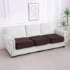 imageSmiry Waterproof Couch Cushion Covers Stretch Washable Sofa Cushion Cover Soft Sofa Slipcover Elastic NonSlip Furniture Protector for Pets Kid 1 Pack CamelChocolate