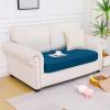 imageSmiry Waterproof Couch Cushion Covers Stretch Washable Sofa Cushion Cover Soft Sofa Slipcover Elastic NonSlip Furniture Protector for Pets Kid 1 Pack CamelDeep Teal
