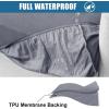 imageSmiry Waterproof Couch Cushion Covers Stretch Washable Sofa Cushion Cover Soft Sofa Slipcover Elastic NonSlip Furniture Protector for Pets Kid 3 Pack CamelGrey