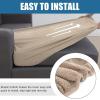 imageSmiry Waterproof Couch Cushion Covers Stretch Jacquard Sectional Couch Covers L Shape Chaise Lounge Sofa Slipcover Washable Elastic Furniture Protector for Pets Kid Chaise Cover ChocolateCamel