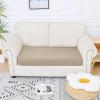imageSmiry Waterproof Couch Cushion Covers Stretch Jacquard Sectional Couch Covers L Shape Chaise Lounge Sofa Slipcover Washable Elastic Furniture Protector for Pets Kid Chaise Cover ChocolateCamel
