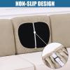 imageSmiry Waterproof Couch Cushion Covers Stretch Jacquard Sectional Couch Covers L Shape Chaise Lounge Sofa Slipcover Washable Elastic Furniture Protector for Pets Kid Chaise Cover ChocolateCamel