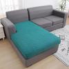 imageSmiry Waterproof Couch Cushion Covers Stretch Jacquard Thick Sofa Cushion Covers Washable Seat Slipcover Elastic Furniture Protector for Pets Kid 2PC CamelPeacock Green