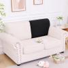imageSmiry Waterproof Couch Cushion Covers Stretch Jacquard Thick Sofa Cushion Covers Washable Seat Slipcover Elastic Furniture Protector for Pets Kid 2PC CamelBlack
