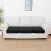imageSmiry Waterproof Couch Cushion Covers Stretch Jacquard Thick Sofa Cushion Covers Washable Seat Slipcover Elastic Furniture Protector for Pets Kid 2PC CamelBlack
