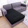 imageSmiry Waterproof Couch Cushion Covers Stretch Jacquard Thick Sofa Cushion Covers Washable Seat Slipcover Elastic Furniture Protector for Pets Kid 2PC CamelBlack