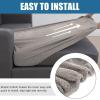 imageSmiry Waterproof Couch Cushion Covers Stretch Jacquard Thick Sofa Cushion Covers Washable Seat Slipcover Elastic Furniture Protector for Pets Kid 2PC CamelTaupe