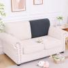 imageSmiry Waterproof Couch Cushion Covers Stretch Jacquard Thick Sofa Cushion Covers Washable Seat Slipcover Elastic Furniture Protector for Pets Kid 2PC CamelDark Grey