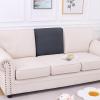 imageSmiry Waterproof Couch Cushion Covers Stretch Jacquard Thick Sofa Cushion Covers Washable Seat Slipcover Elastic Furniture Protector for Pets Kid 2PC CamelDark Grey