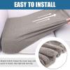 imageSmiry Waterproof Couch Cushion Covers Stretch Jacquard Thick Sofa Cushion Covers Washable Seat Slipcover Elastic Furniture Protector for Pets Kid 2PC CamelTaupe