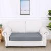 imageSmiry Waterproof Couch Cushion Covers Stretch Jacquard Thick Sofa Cushion Covers Washable Seat Slipcover Elastic Furniture Protector for Pets Kid 2PC CamelLight Grey