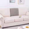 imageSmiry Waterproof Couch Cushion Covers Stretch Jacquard Thick Sofa Cushion Covers Washable Seat Slipcover Elastic Furniture Protector for Pets Kid 2PC CamelTaupe