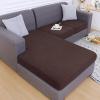 imageSmiry Waterproof Couch Cushion Covers Stretch Jacquard Thick Sofa Cushion Covers Washable Seat Slipcover Elastic Furniture Protector for Pets Kid 2PC CamelChocolate